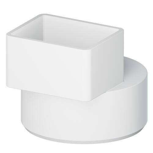 2&quot; x 3&quot; x 4&quot; Offset Downspout Adapter