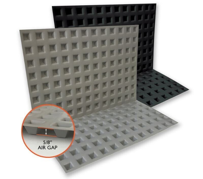 Poly Drain (grey) - 2&#39; x 100&#39;