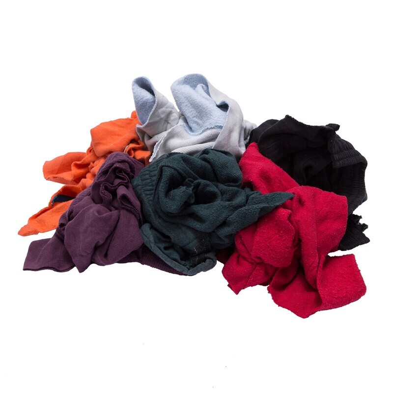 25 Pound Box of Rags - Recycled Sweatshirts
