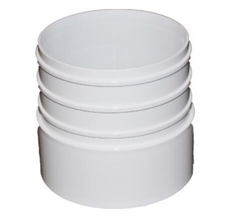 4&quot; Corrugated x 4&quot; PVC Adapter (PVC)