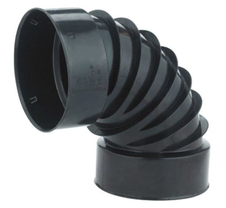 3&quot; Corrugated 90-degree elbow