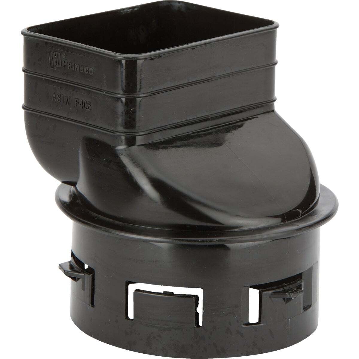3&quot; x 4&quot; x 4&quot; Corrugated Down Spout Adapter