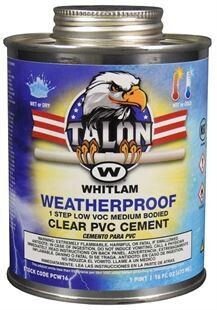 32 oz. Clear Weatherproof PVC Cement