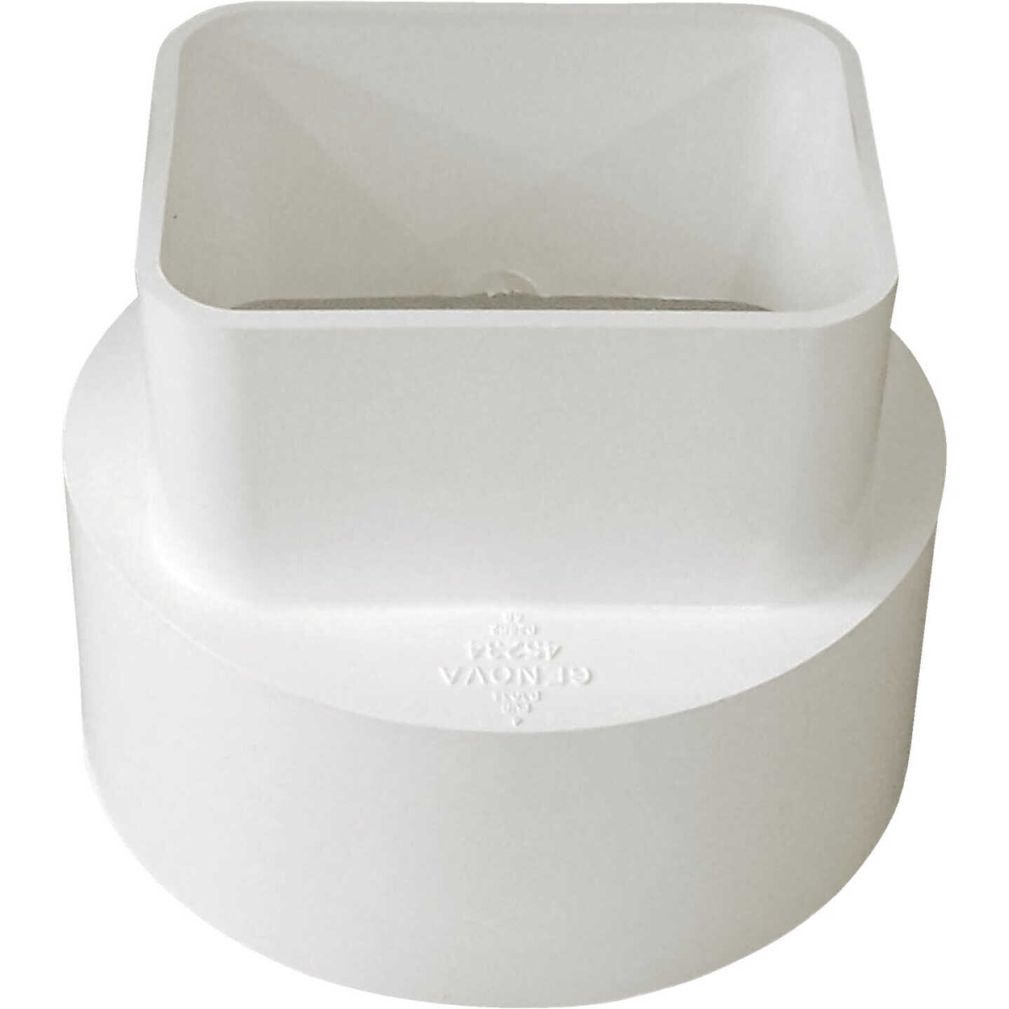 3&quot; x 4&quot; x 4&quot; Centered Downspout Adapter