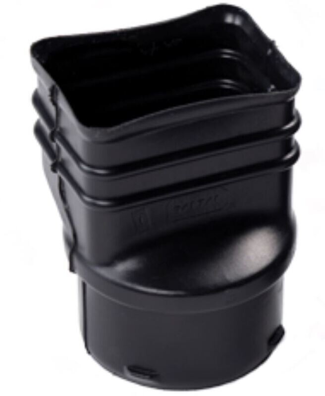 2&quot; x 3&quot; x 4&quot; Corrugated Down Spout Adapter