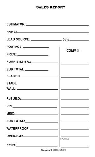 Commission Slips (500)