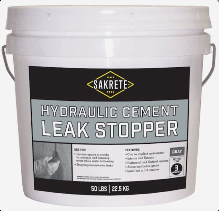 Hydraulic Cement (Leak Stopper)