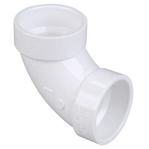 1 1/2" 90-degree elbow (DWV) ***