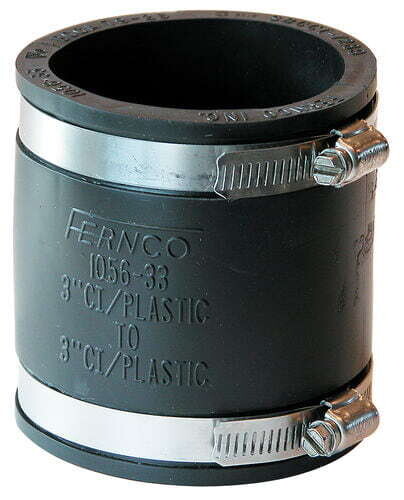 3" Rubber Coupling (PVC x PVC)