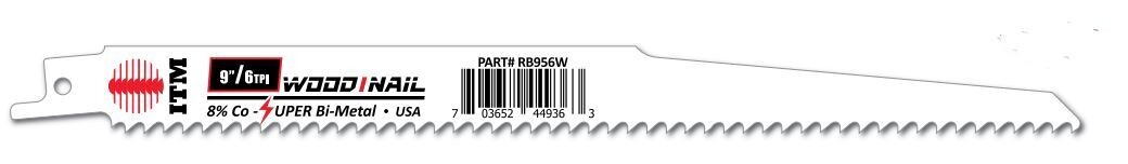 6" All Purpose Reciprocating Saw Blade