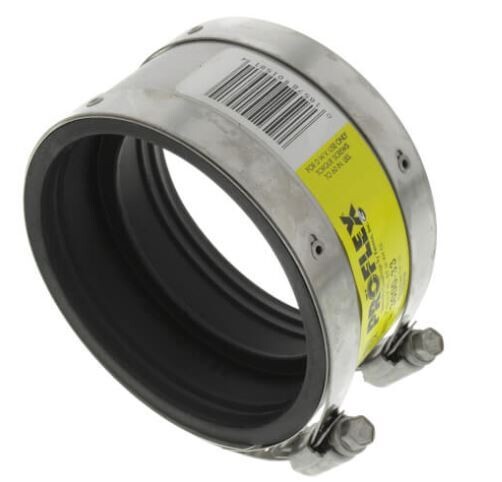 3" Shielded Rubber Coupling (PVC x PVC)