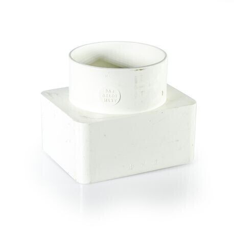 3" x 4" x 3" Downspout Adapter