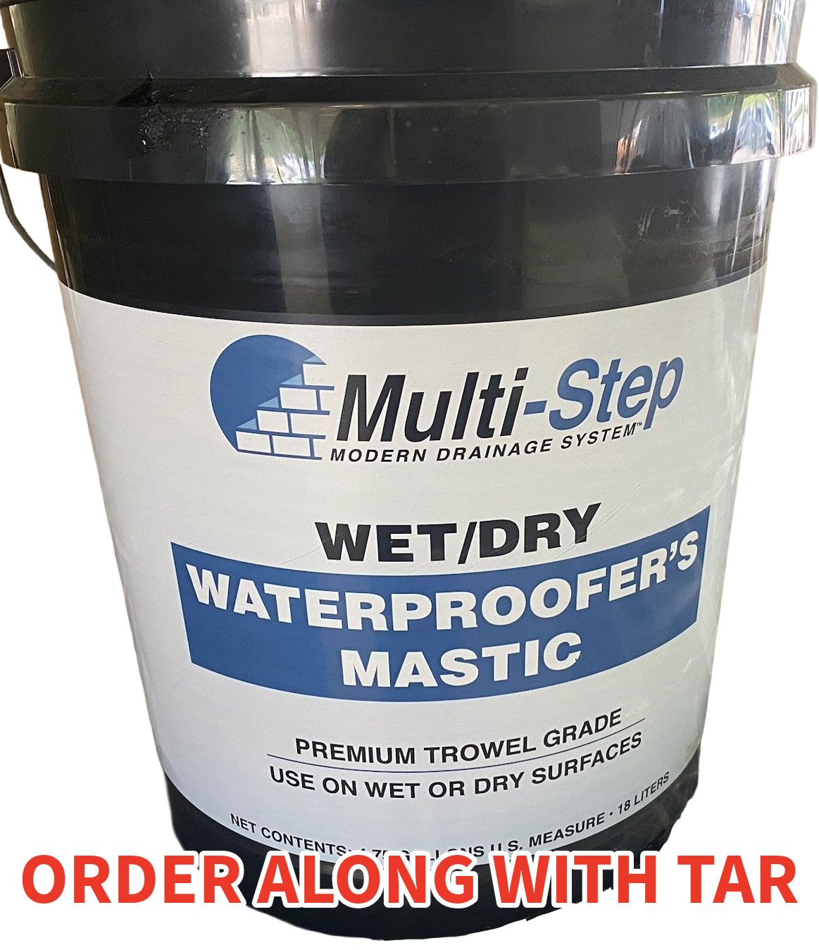 EMPTY 5 GALLON TAR BUCKET
