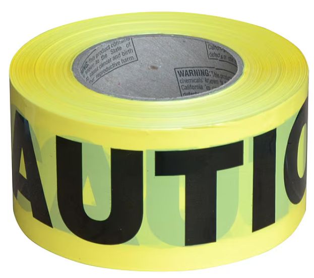 CAUTION TAPE (3 inch X 1000 feet)