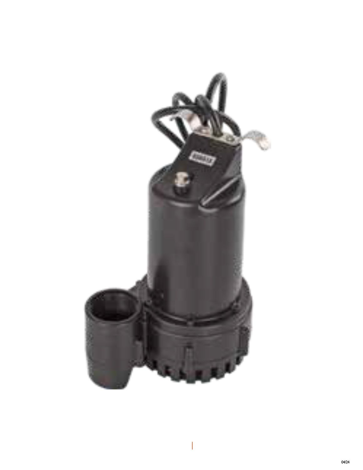 BACKUP PUMP ONLY