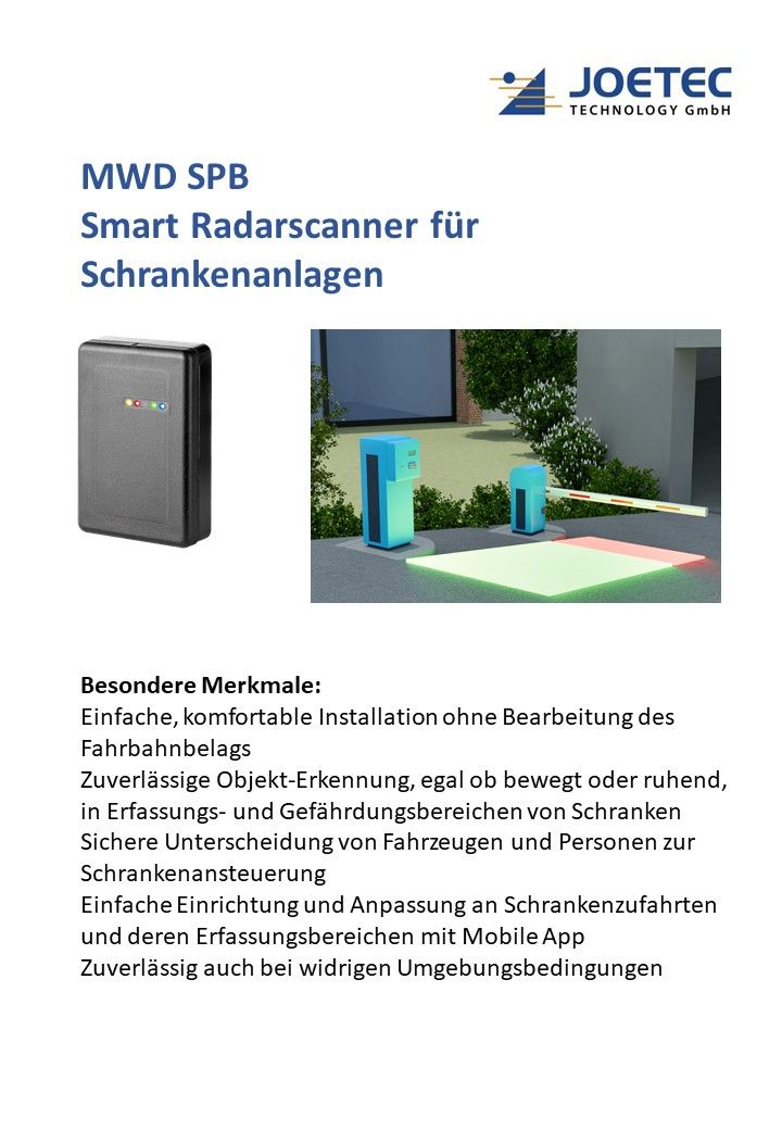 Radarscanner MWD SBP