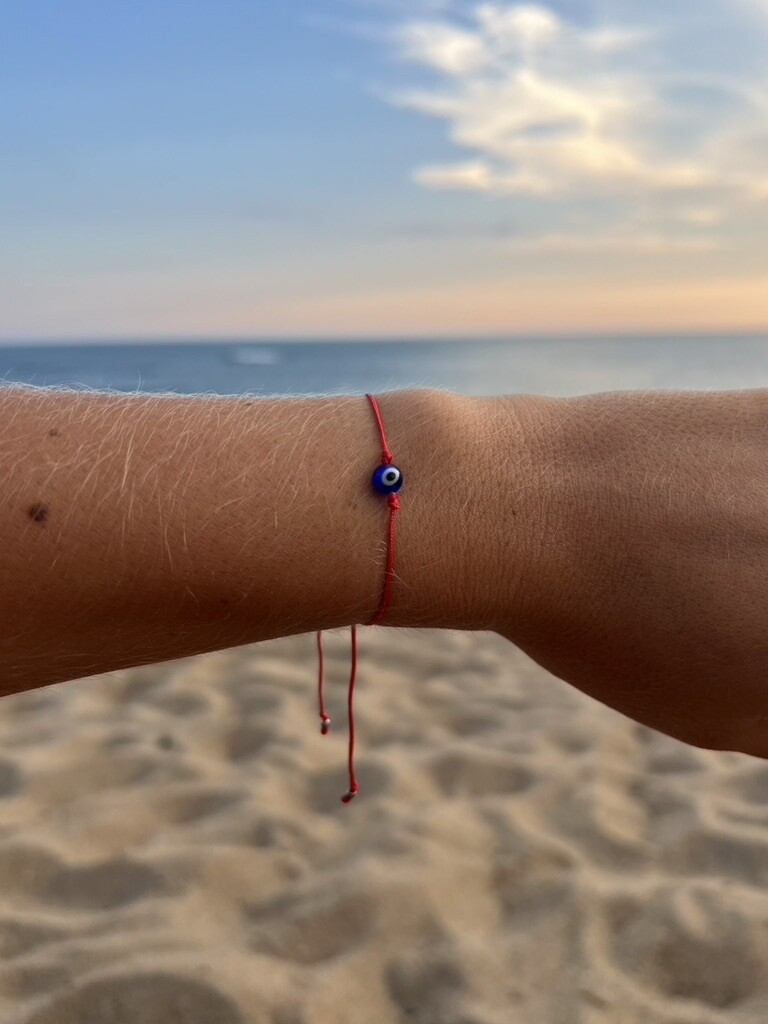 Pulsera Hilo Rojo con Ojo Turco