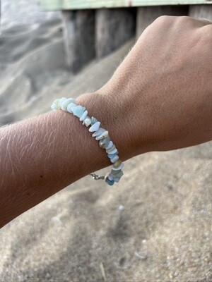 Pulsera Praia Amazonita