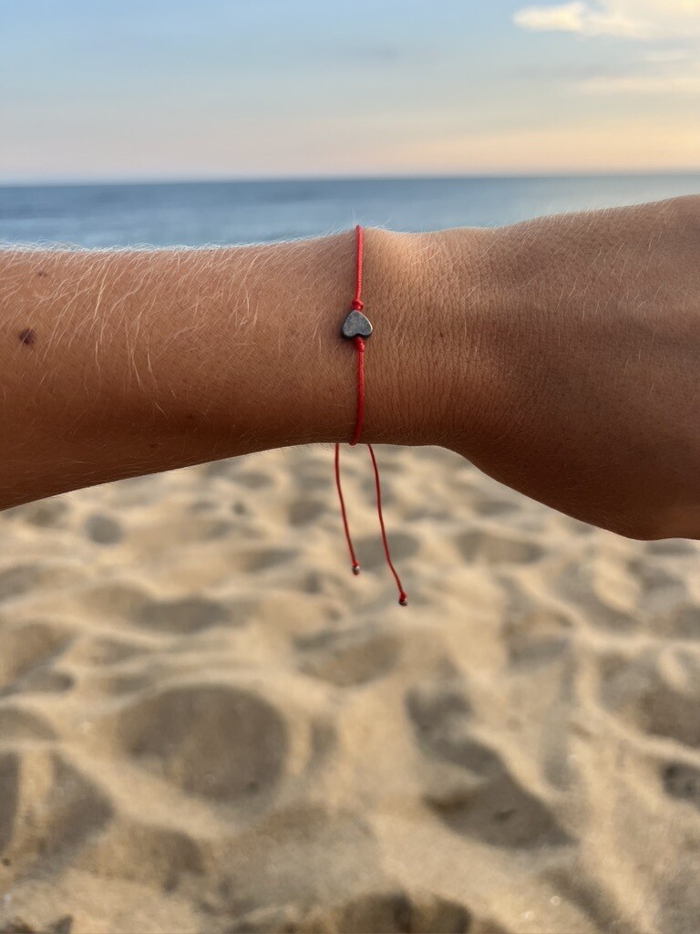 Pulsera Corazón de Hematita