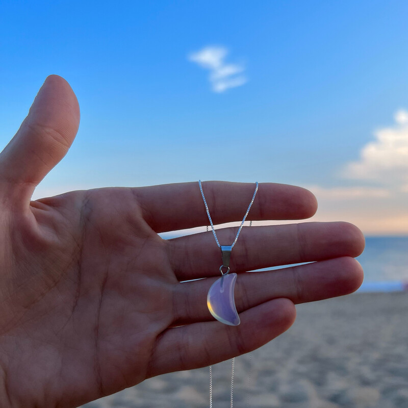 Cadena 🤍 dije Luna Plata 925