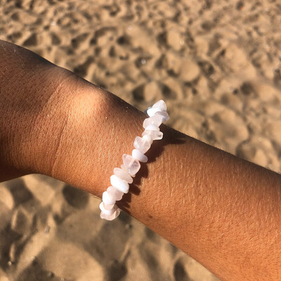 Pulsera Praia Cuarzo Rosa