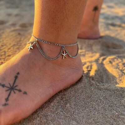 Tobillera Estrellas