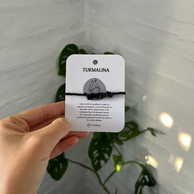 Pulsera Turmalina 🖤