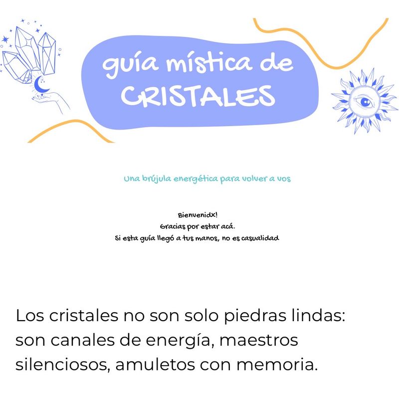 Guía de cristales ✨