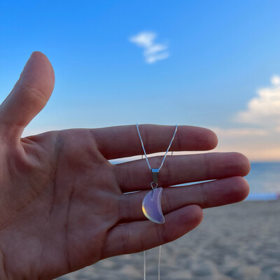 Cadena 🤍 dije Luna Plata 925
