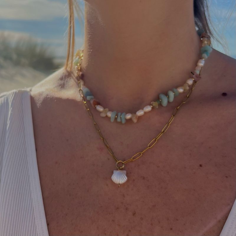 SET Collar Lira + Cadena Tesoro