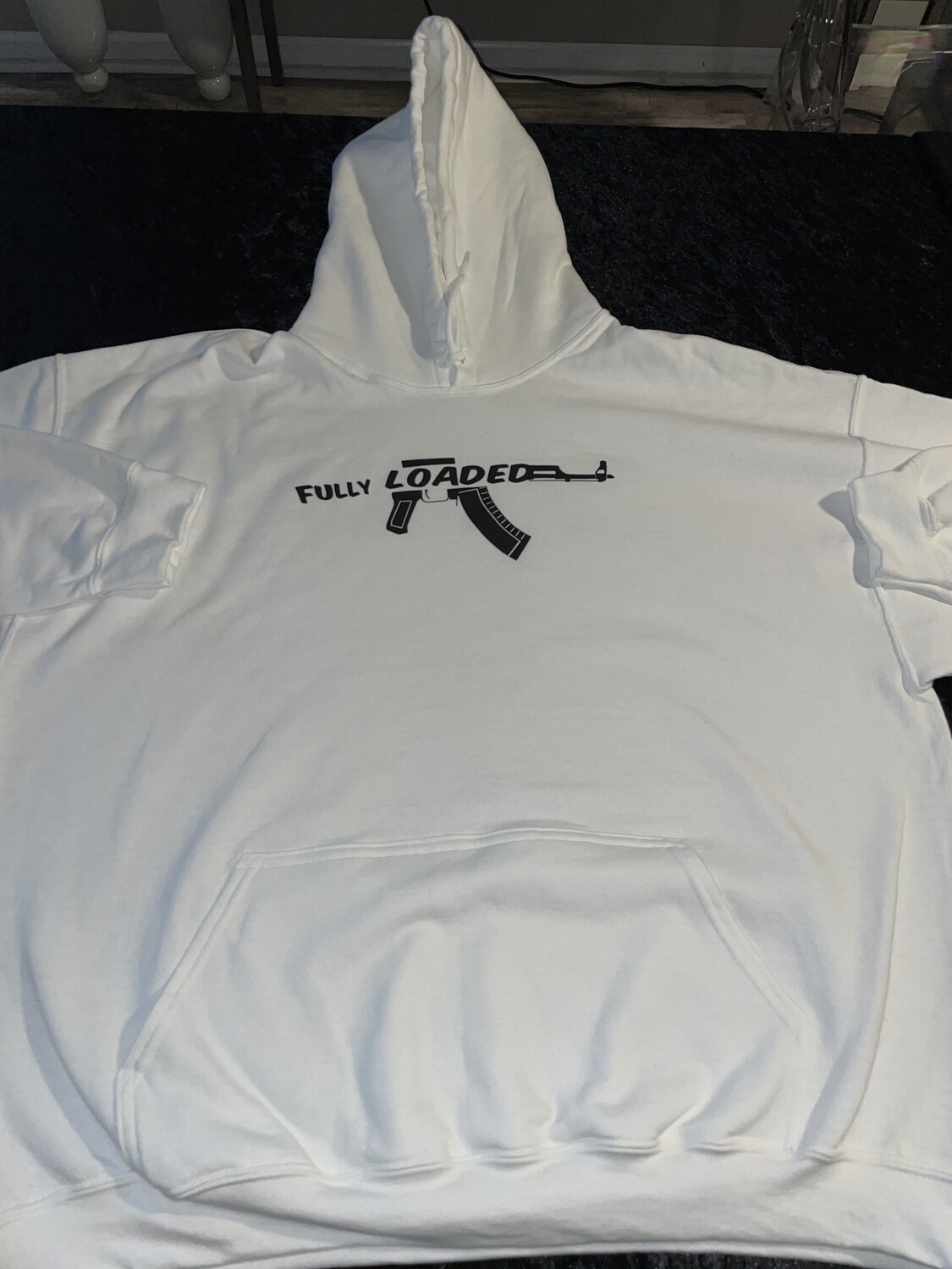 White Fully Loaded Hoodie