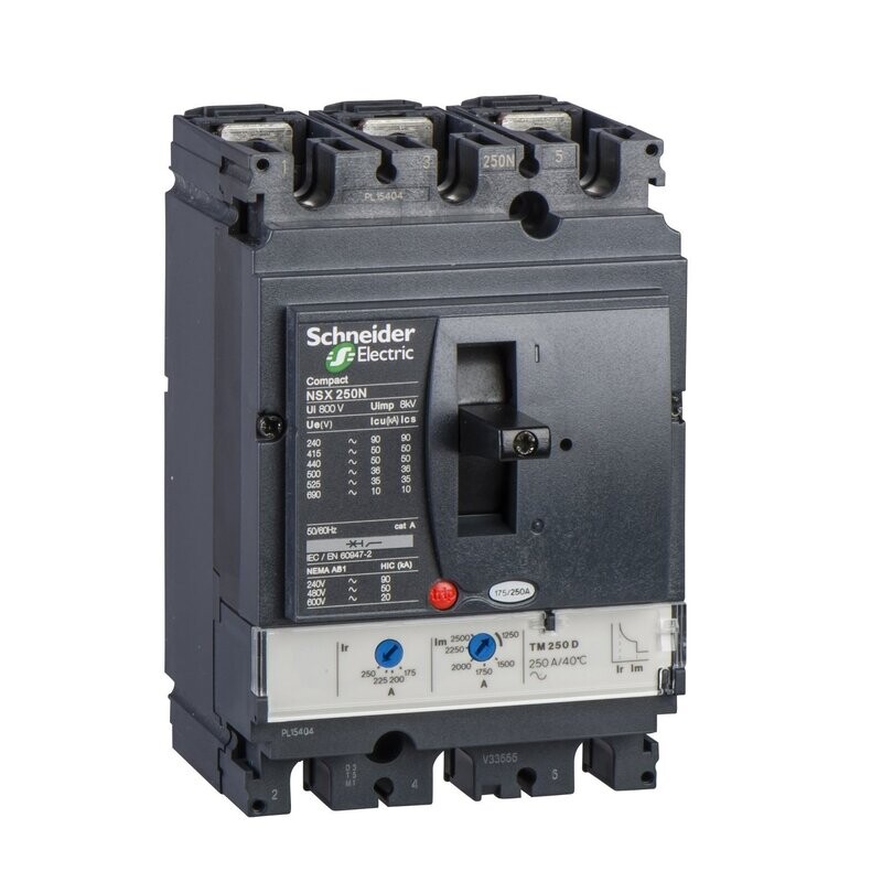 Interruptor Automático Compact NSX250 regulable 200A