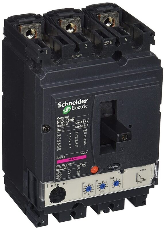Interruptor Automático ComPact NSX250H MicroLogic 2.2 100 A