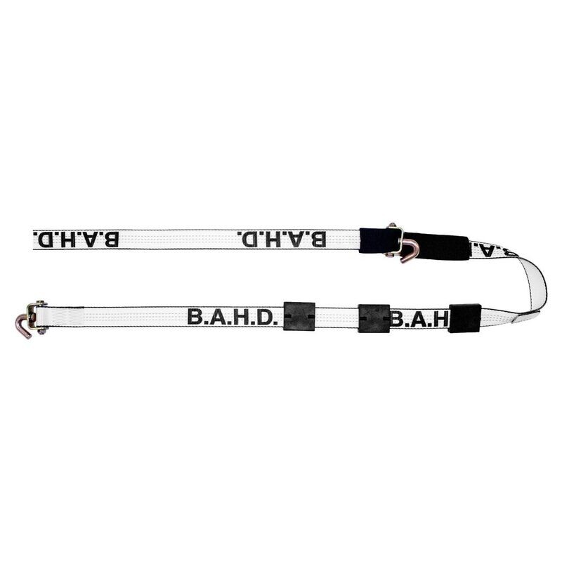 B/A Products Co. 2" x 14' Swivel J Hook Trailer Strap w/Tire Grippers & Sleeve