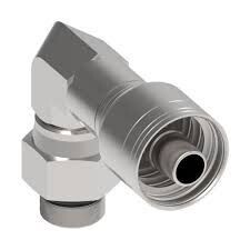 1/2" HOSE ID - 1/2" O-RING BOSS 90 DEGREE ELBOW