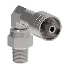 1/2" HOSE ID - 1/2" NATIONAL PIPE 90 DEGREE ELBOW