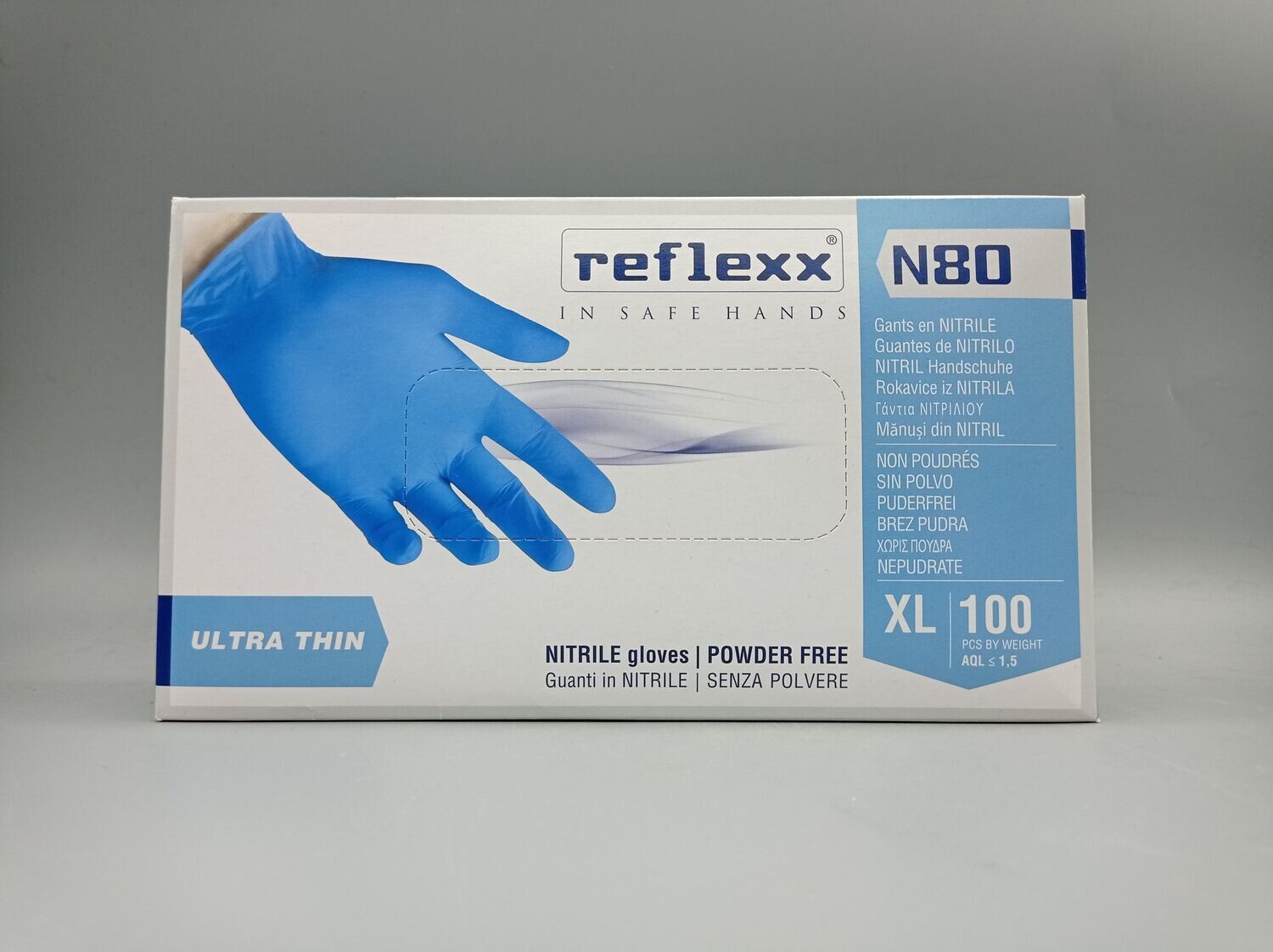 Reflexx N80 - Guanti in Nitrile Ultra Thin - Taglia XL
