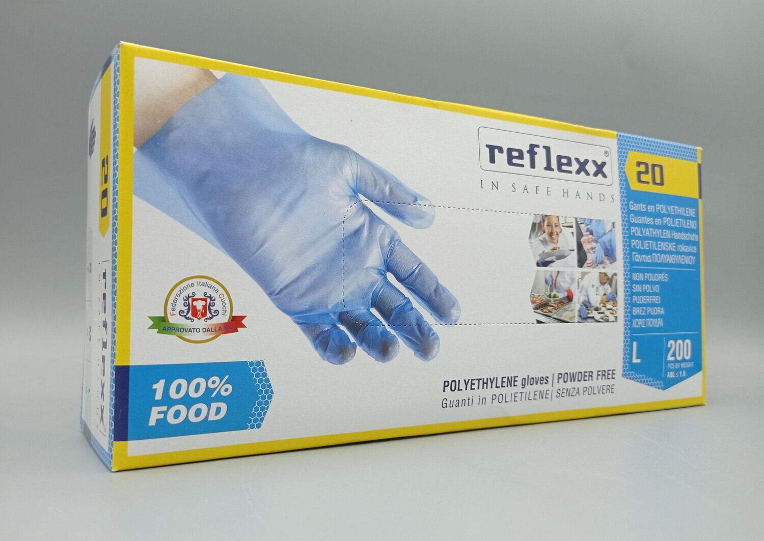 Reflexx 20 - Guanti in Polietilene senza Polvere