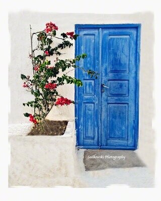 The Blue Door Santorini