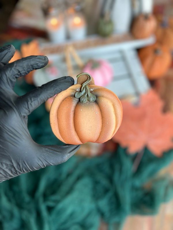 Pumpkin — Decorated Cookie