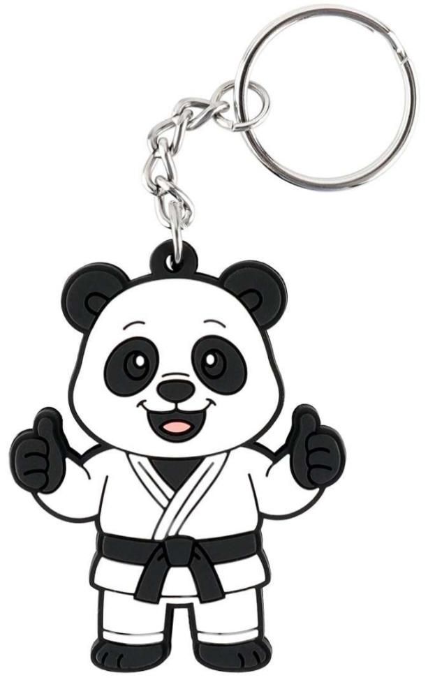 Porta Chaves Borracha Panda