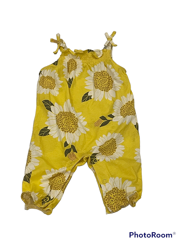 Romper | Sunflowers | Size: 3 Months