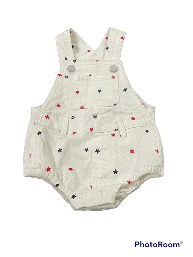 Body Suit | Red & White & Blue Little Stars | Size: 0-3 Months