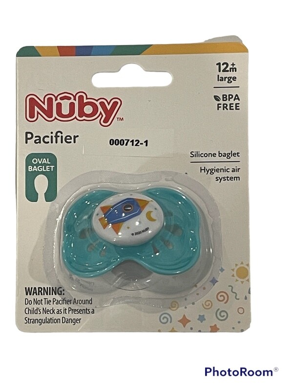 Oval Baglet Pacifier | Rocket | 12 Months