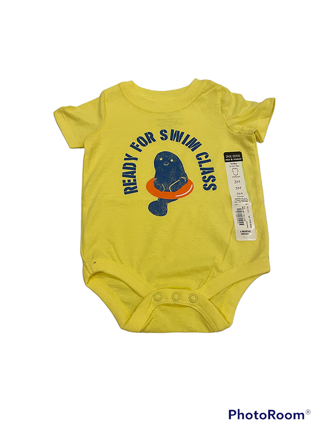 Onesie | Ready For Swimming | Size: 24 Months