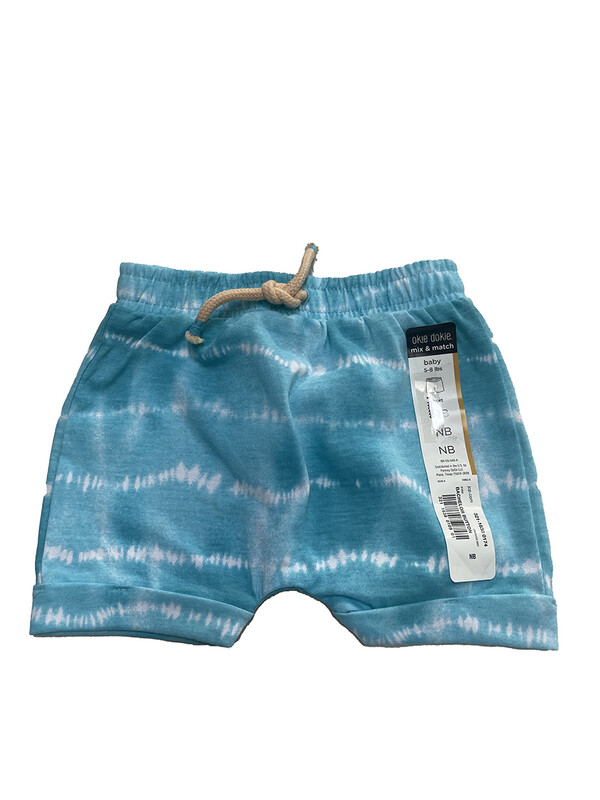 Shorts | Pool Party Blue Waves | Size: Newborn