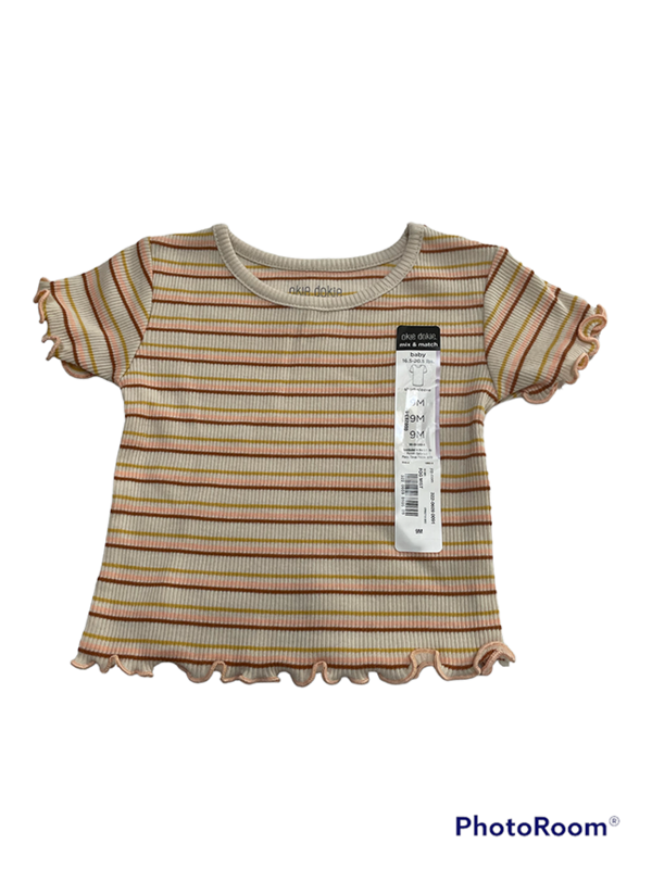 T-Shirt | Ripple Crop Top | Size: 18 Months