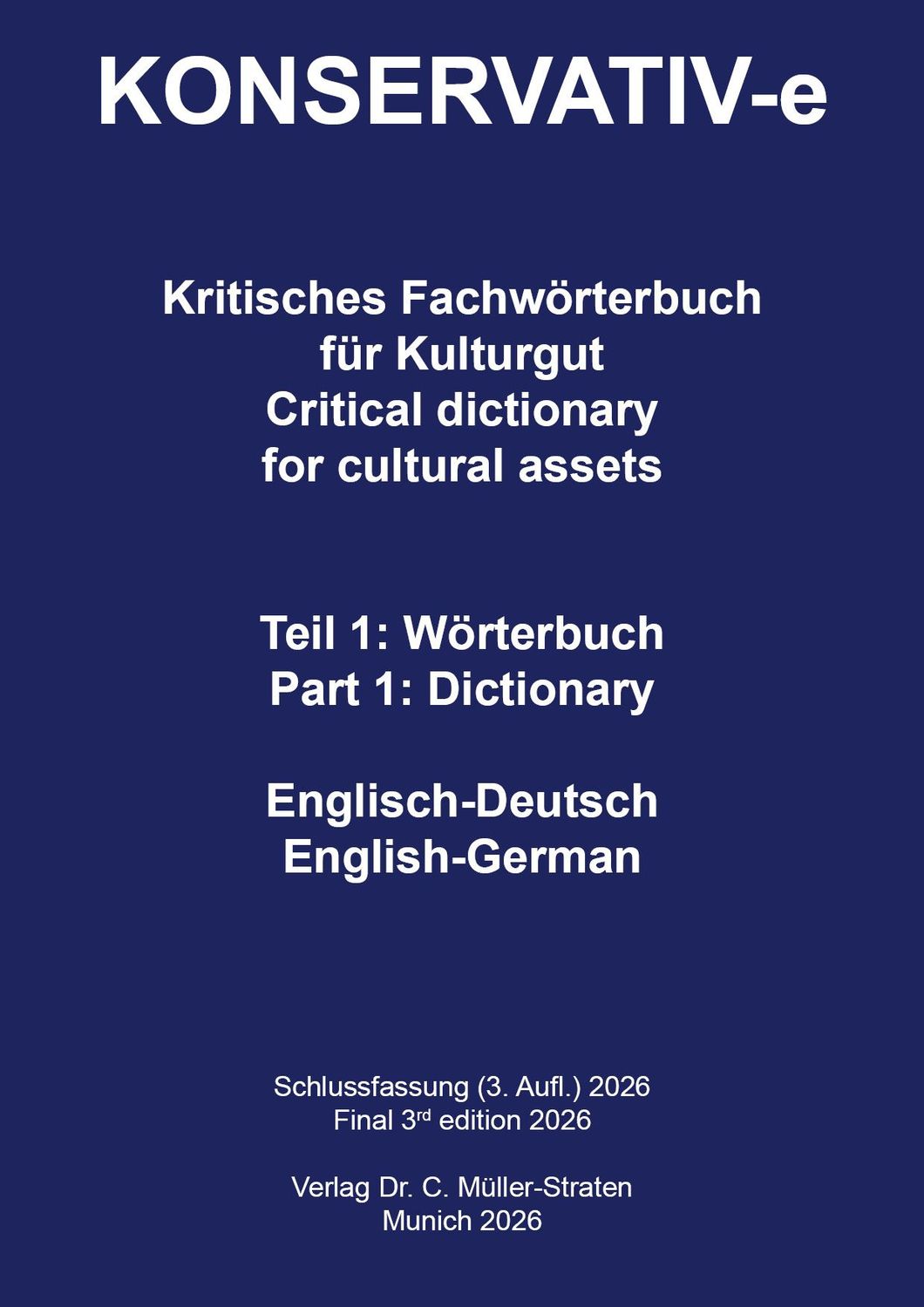 KONSERVATIVe, 3rd ed. Munich 2026 KONSERVATIVe, 3rd ed. Munich 2026