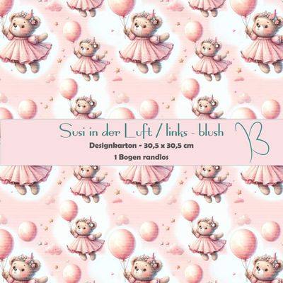 Susi in der Luft links - blush - Designkarton - 30,5 x 30,5 cm - randlos - 1 Bogen Susi in der Luft links - blush - Designkarton - 30,5 x 30,5 cm - randlos - 1 Bogen