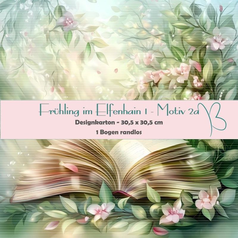 Frühling im Elfenhain 1 - Motiv 2a - Designkarton - 30,5 x 30,5 cm - randlos - 1 Bogen Frühling im Elfenhain 1 - Motiv 2a - Designkarton - 30,5 x 30,5 cm - randlos - 1 Bogen